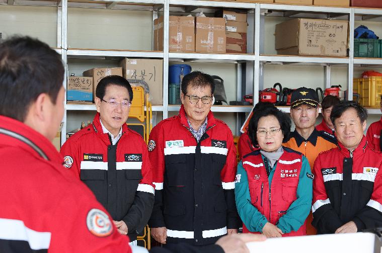 함평군 산불대응센터 김영록도지사 현장 방문2024.3.22.) 5