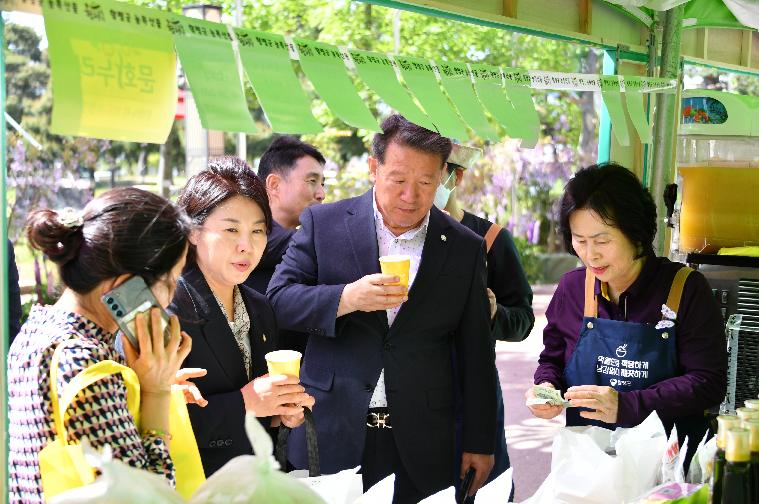 제26회 함평나비축제 자원봉사자 격려차 방문(2024.5.3.) 9