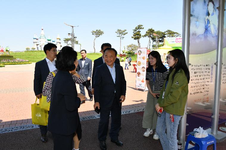 제26회 함평나비축제 자원봉사자 격려차 방문(2024.5.3.) 7