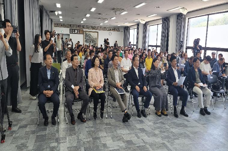 한빛1,2호기 방사선환경영향평가서 초안 주민의견수렴절차 중지 가처분신청 기자회견(2024.6.11.)