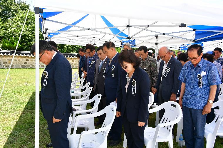 일강 김철 선생 추모식(2024.6.28.)