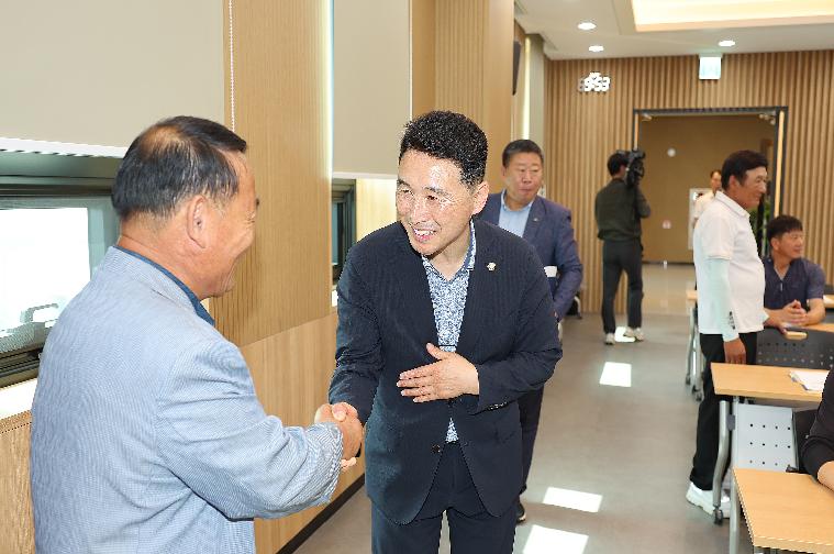 고품질포도 생산기반 조성사업 추진경과 보고회(2024.7.4.)