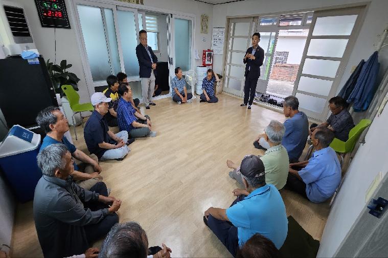 노인회 분회방문(손불면,신광면) 2024.7.5