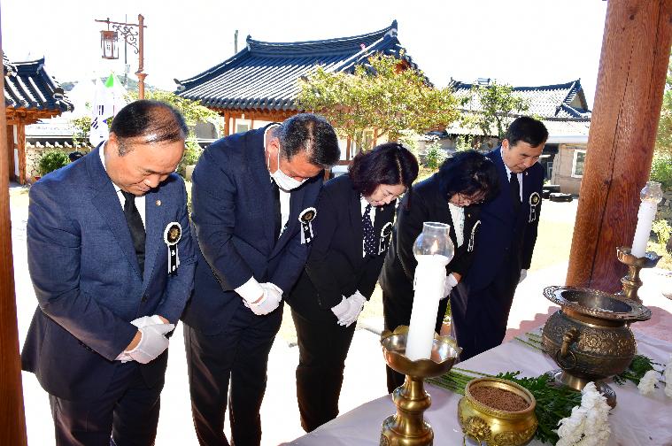 순국114주기 남일 심수택 의병장 추모식(2024.10.4.) 2