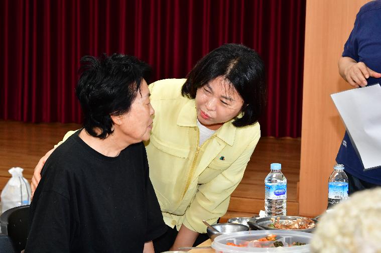 집중호우 침수피해 이재민 위로 및 피해지역 현장방문(2025.7.18.) 5