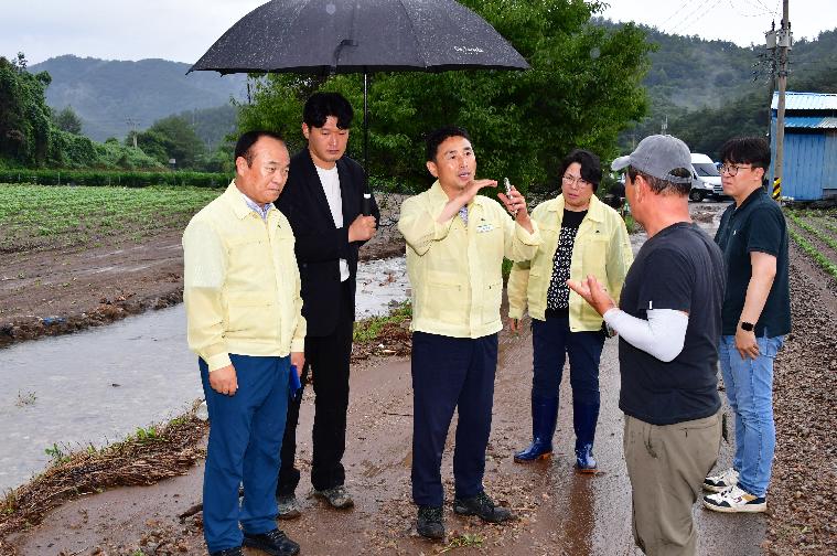 집중호우 침수피해 이재민 위로 및 피해지역 현장방문(2025.7.18.) 10