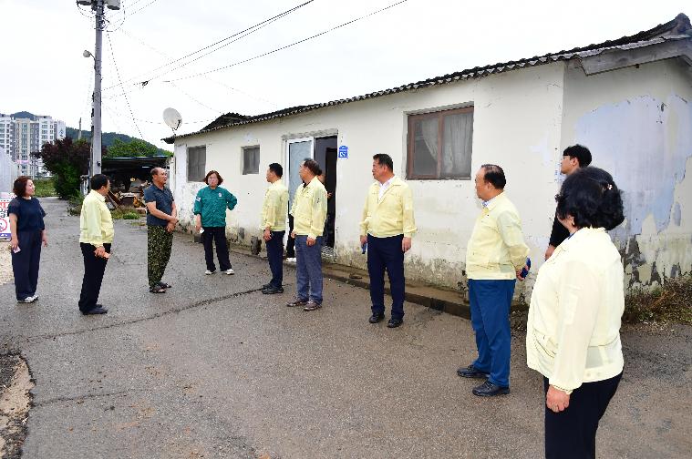 집중호우 침수피해 이재민 위로 및 피해지역 현장방문(2025.7.18.) 9