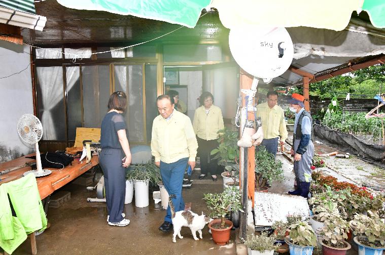 집중호우 침수피해 이재민 위로 및 피해지역 현장방문(2025.7.18.) 8