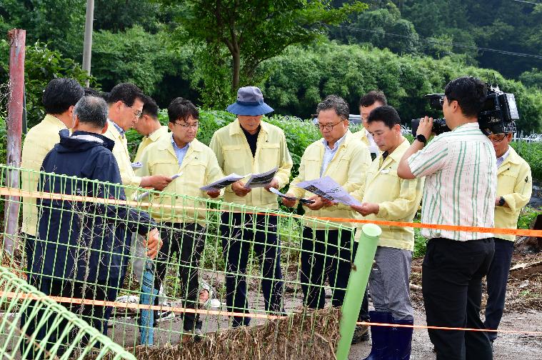 행안부 재난안전관리본부장(김광용) 수해피해지역(고산동마을,전통시장)방문(2025.8.6.) 4