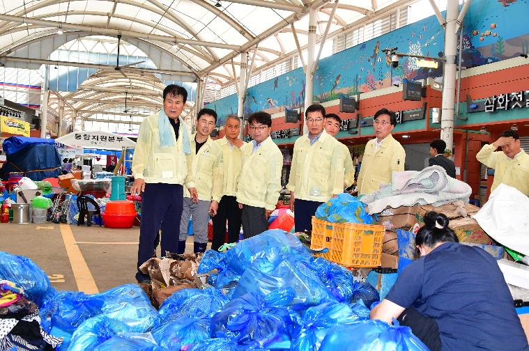 행안부 재난안전관리본부장(김광용) 수해피해지역(고산동마을,전통시장)방문(2025.8.6.) 6