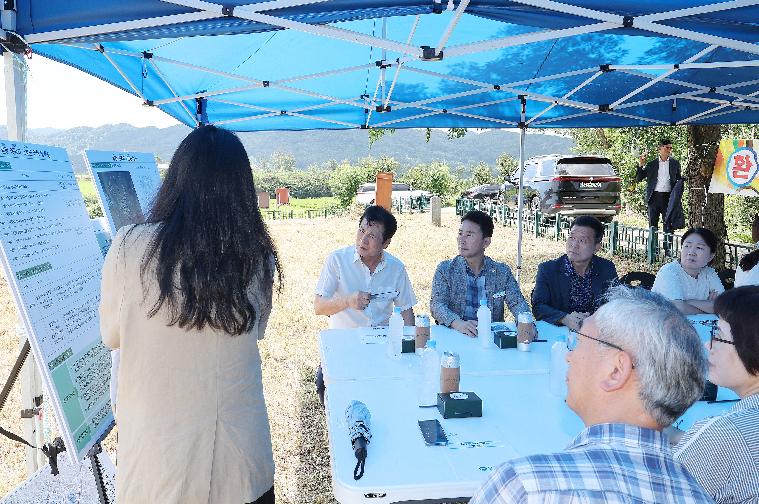 함평 예덕리 고분군 금산리 방대형고분 사적 지정 현지조사(2025.9.4.) 2