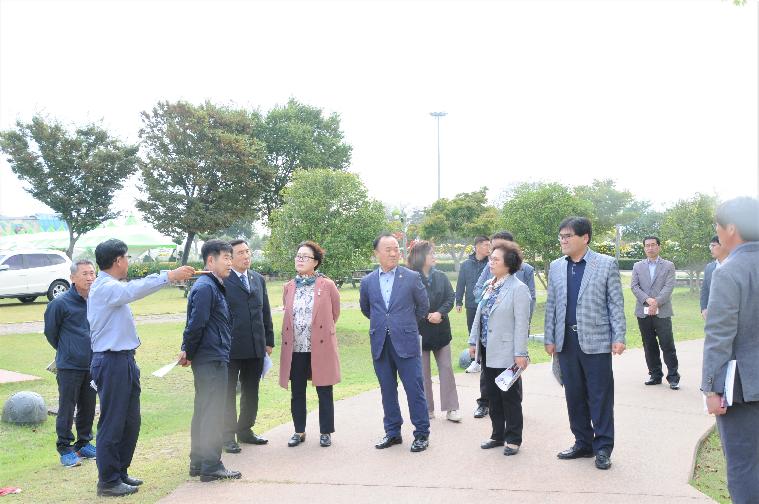 2019 국향대전 행사장 현장방문(2019.10.14.)