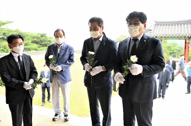 독립운동가 일강 김철 선생 참배(2021.6.29.)
