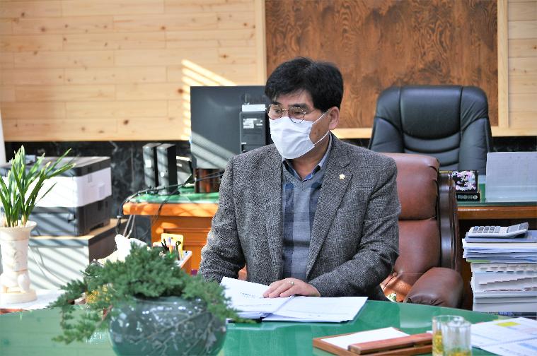제15차 의원간담회 및 공로패 전달식(2021.12.23.)