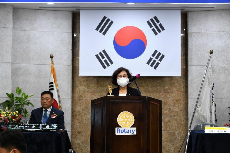 국제로타리 3710지구 함평천지로타리클럽 제26대∼27대 회장단 이·취임식(2022.6.27.)