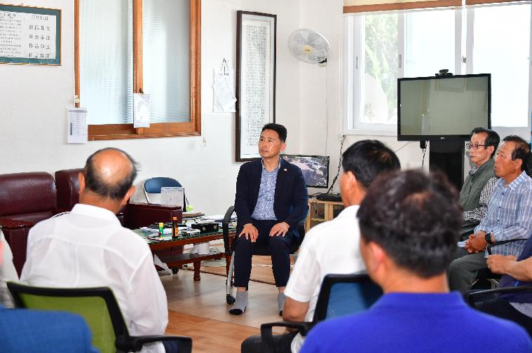 대한노인회함평군지회(엄다면.학교면)취임 인사 방문(2024.7.4.)